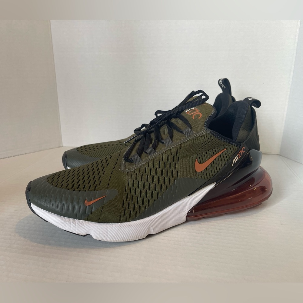 Army green Nike AirMax 270